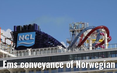Ems conveyance of Norwegian Breakaway - 13th March 2013