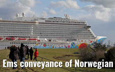 Ems conveyance of Norwegian Breakaway - 13th March 2013
