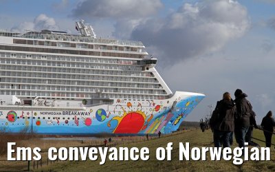 Ems conveyance of Norwegian Breakaway - 13th March 2013