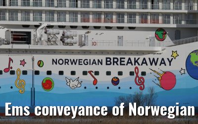 Ems conveyance of Norwegian Breakaway - 13th March 2013
