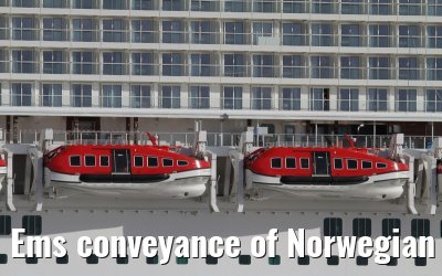 Ems conveyance of Norwegian Breakaway - 13th March 2013