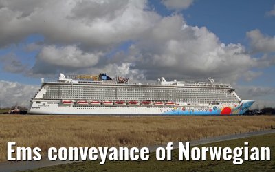 Ems conveyance of Norwegian Breakaway - 13th March 2013