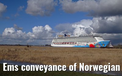 Ems conveyance of Norwegian Breakaway - 13th March 2013