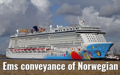 Ems conveyance of Norwegian Breakaway - 13th March 2013