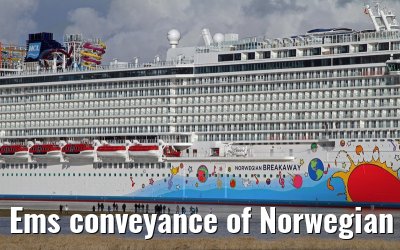 Ems conveyance of Norwegian Breakaway - 13th March 2013