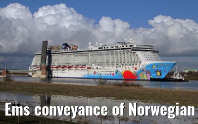 Ems conveyance of Norwegian Breakaway - 13th March 2013