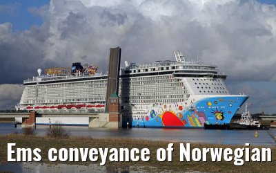 Ems conveyance of Norwegian Breakaway - 13th March 2013