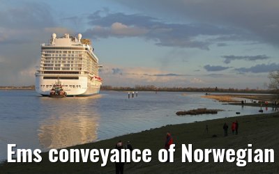 Ems conveyance of Norwegian Breakaway - 13th March 2013