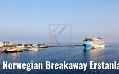 Norwegian Breakaway Erstanlauf Warnemünde 12.05.2018