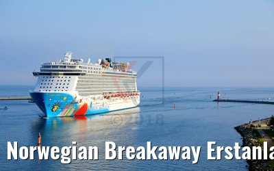 Norwegian Breakaway Erstanlauf Warnemünde 12.05.2018