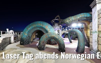 Laser Tag abends Norwegian Encore