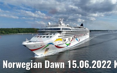 Norwegian Dawn 15.06.2022 Kieler Förde