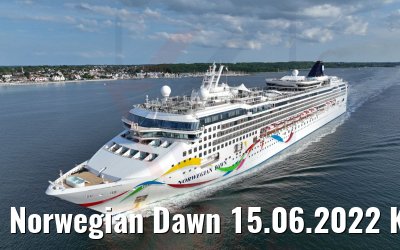 Norwegian Dawn 15.06.2022 Kieler Förde