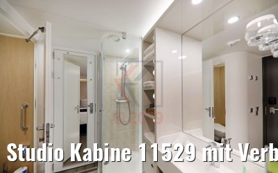 Studio Kabine 11529 mit Verbindungstür Kat T8 Bad