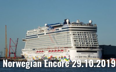 Norwegian Encore 29.10.2019 Bremerhaven (Photo: C. Eckardt)