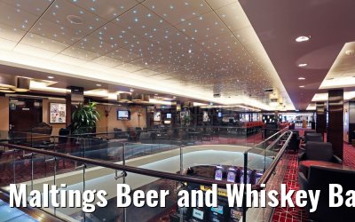Maltings Beer and Whiskey Bar and small Atrium Norwegian Epic