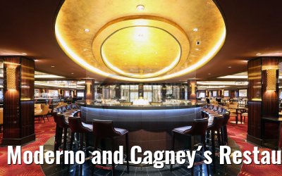 Moderno and Cagney´s Restaurants Bar Norwegian Epic