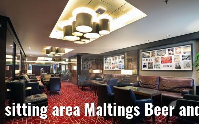 sitting area Maltings Beer and Whiskey Bar Norwegian Epic