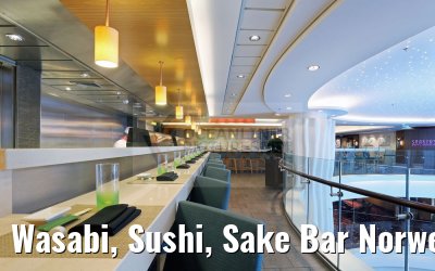 Wasabi, Sushi, Sake Bar Norwegian Epic