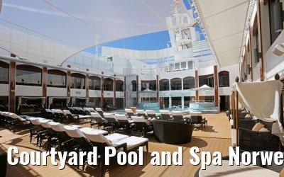 Courtyard Pool and Spa Norwegian Epic