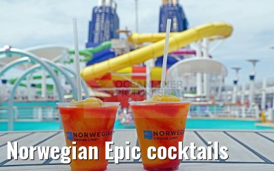 Norwegian Epic cocktails