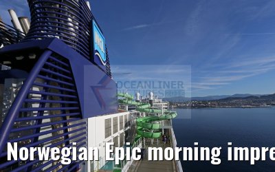 Norwegian Epic morning impressions