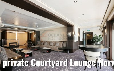 private Courtyard Lounge Norwegian Epic
