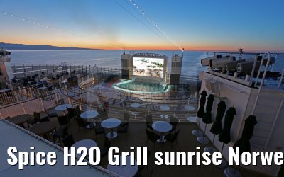 Spice H2O Grill sunrise Norwegian Epic