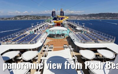panoramic view from Posh Beach Club Norwegian Epic