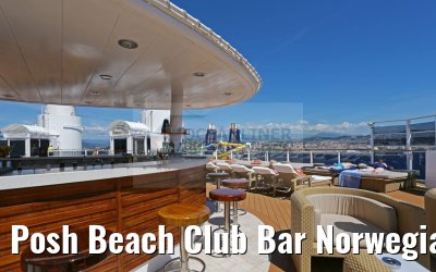 Posh Beach Club Bar Norwegian Epic