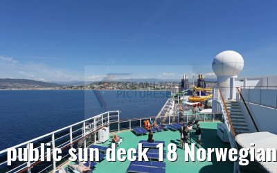 public sun deck 18 Norwegian Epic