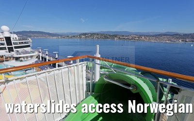 waterslides access Norwegian Epic Deck 18