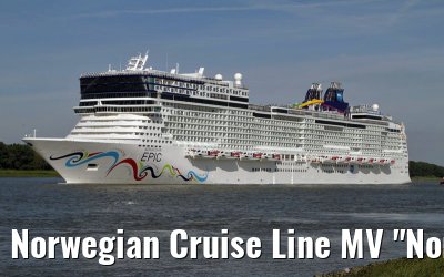 Norwegian Cruise Line MV "Norwegian Epic" departing Rotterdam, 21. June 2010