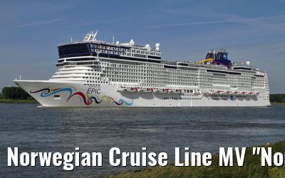Norwegian Cruise Line MV "Norwegian Epic" departing Rotterdam, 21. June 2010