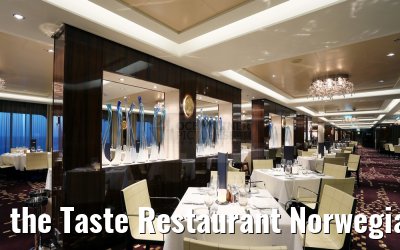 the Taste Restaurant Norwegian Escape dinner