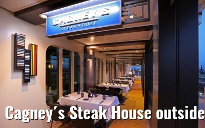 Cagney´s Steak House outside area