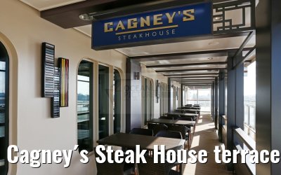 Cagney´s Steak House terrace