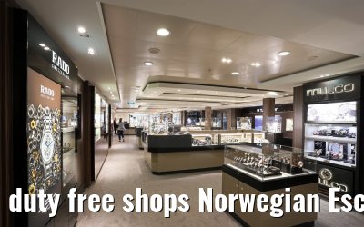 duty free shops Norwegian Escape