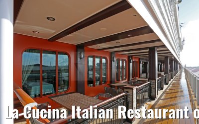 La Cucina Italian Restaurant outside area