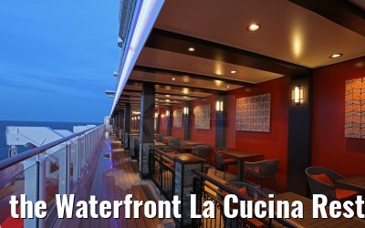 the Waterfront La Cucina Restaurant sunrise