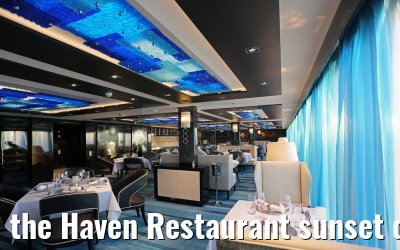 the Haven Restaurant sunset dinner