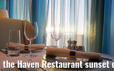 the Haven Restaurant sunset dinner