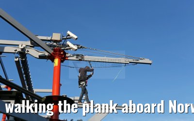 walking the plank aboard Norwegian Escape
