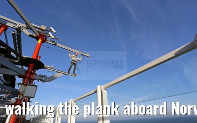 walking the plank aboard Norwegian Escape