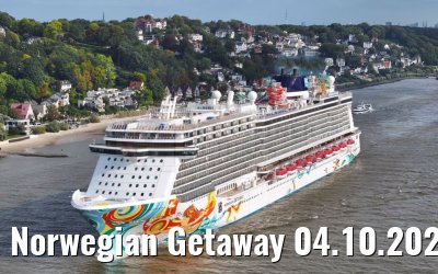 Norwegian Getaway 04.10.2023 near Blankenese