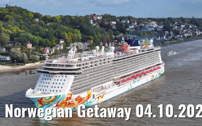 Norwegian Getaway 04.10.2023 near Blankenese