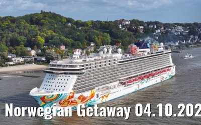 Norwegian Getaway 04.10.2023 near Blankenese