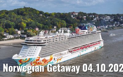 Norwegian Getaway 04.10.2023 near Blankenese