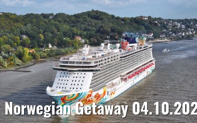 Norwegian Getaway 04.10.2023 near Blankenese