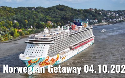 Norwegian Getaway 04.10.2023 near Blankenese